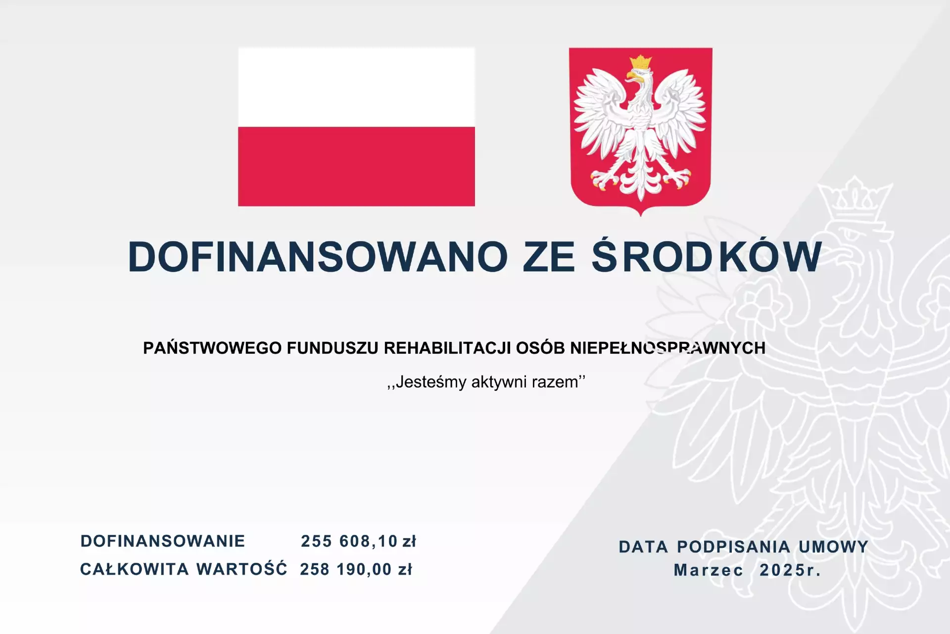 Zaproszenie do uczestnictwa w zadaniu ,, Jesteśmy aktywni razem''